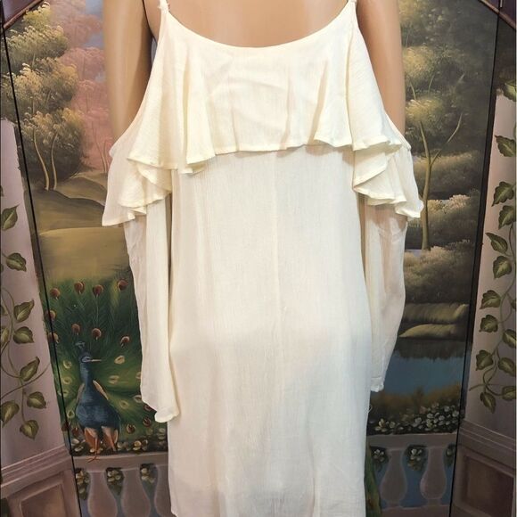 Entro Spaghetti Strap Flowing Dress Sz L NWOT - Picture 3 of 5